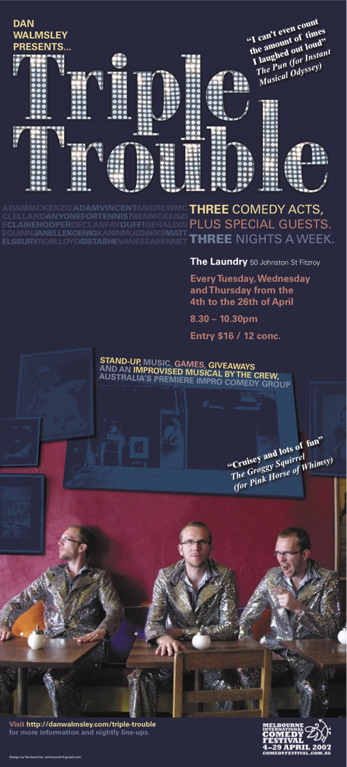 Triple Trouble Poster
